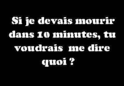 alors que vous ponseé